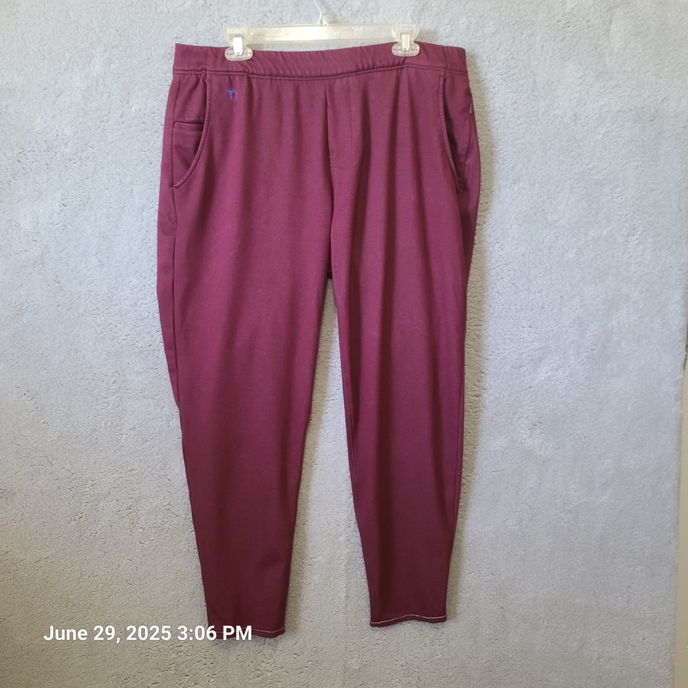 Men's Burgundy Joggers